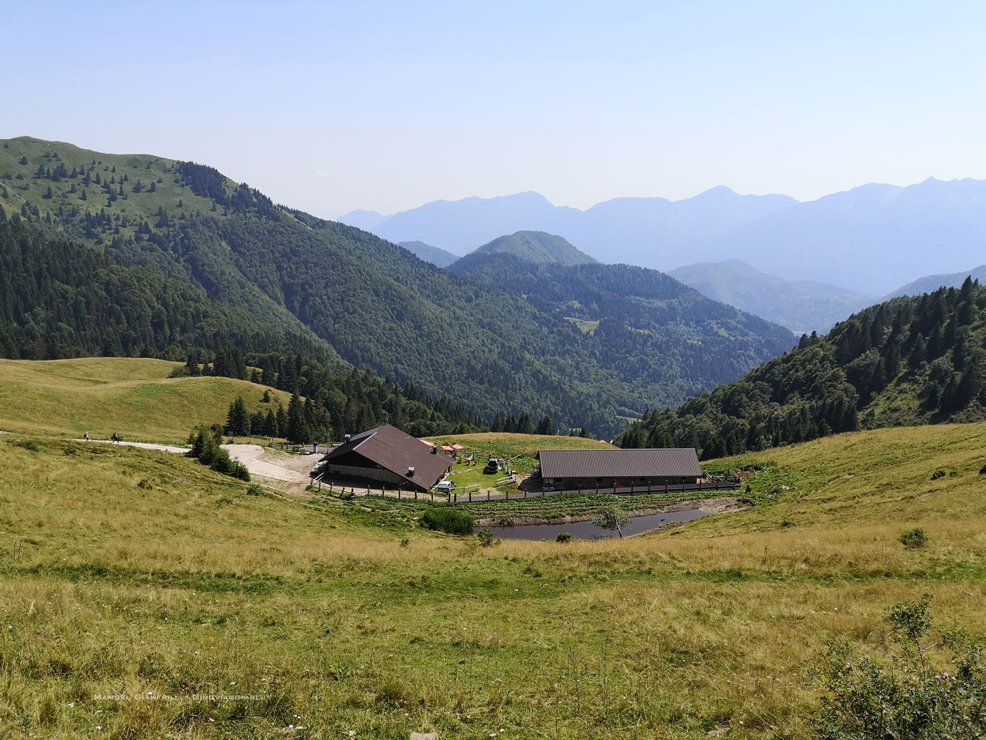 La malga Meleit La malga Meleit