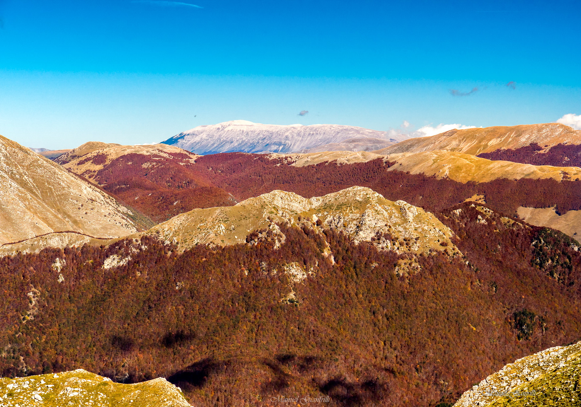 La Majella vista dal pizzo Inguagnera majella