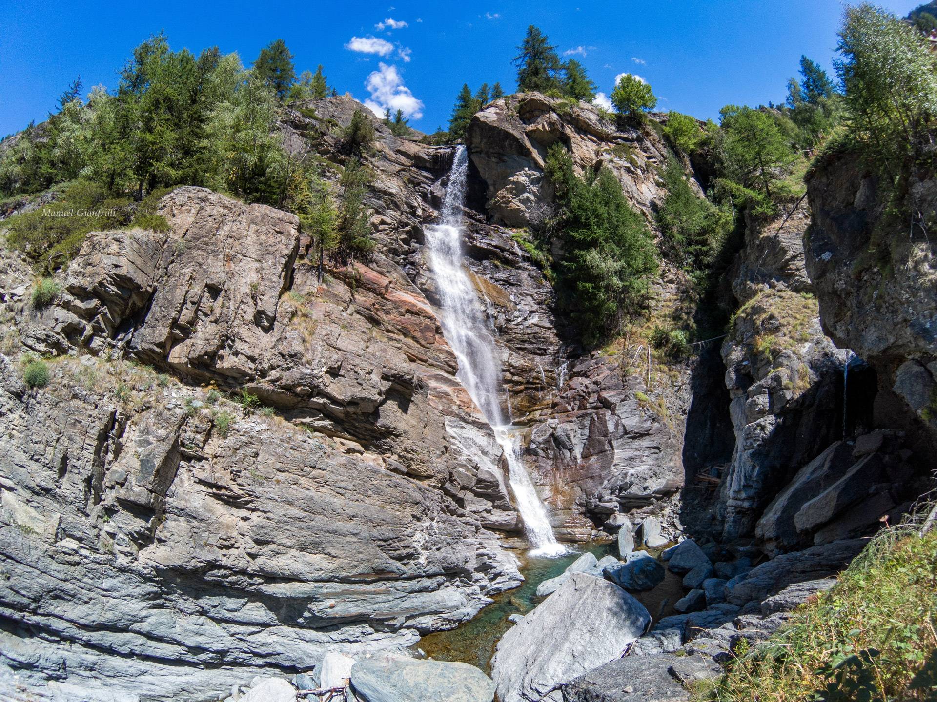 Le cascate di Lillaz Le cascate di Lillaz