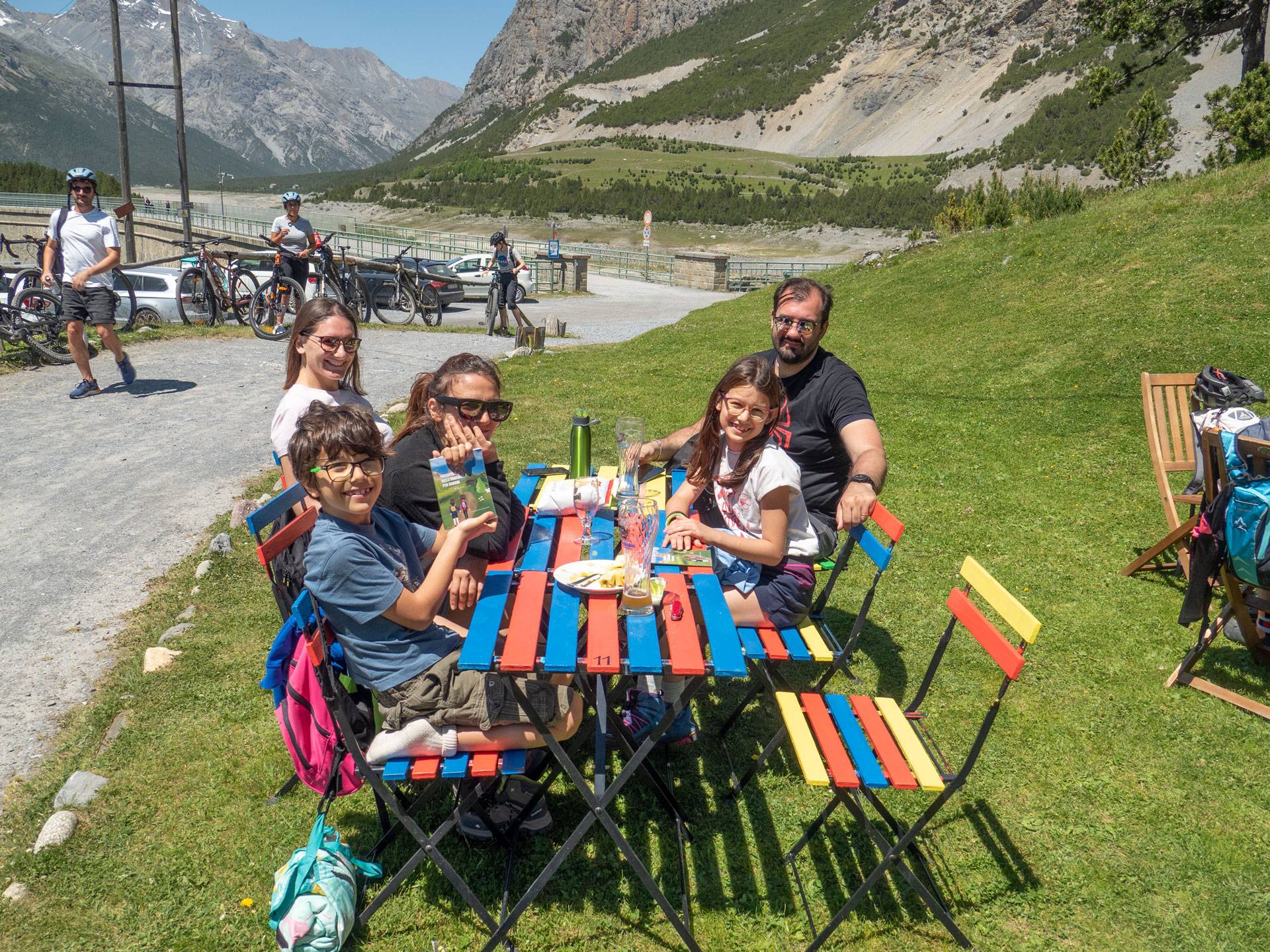 La meritata pausa al rifugio Fraele La meritata pausa al rifugio Fraele