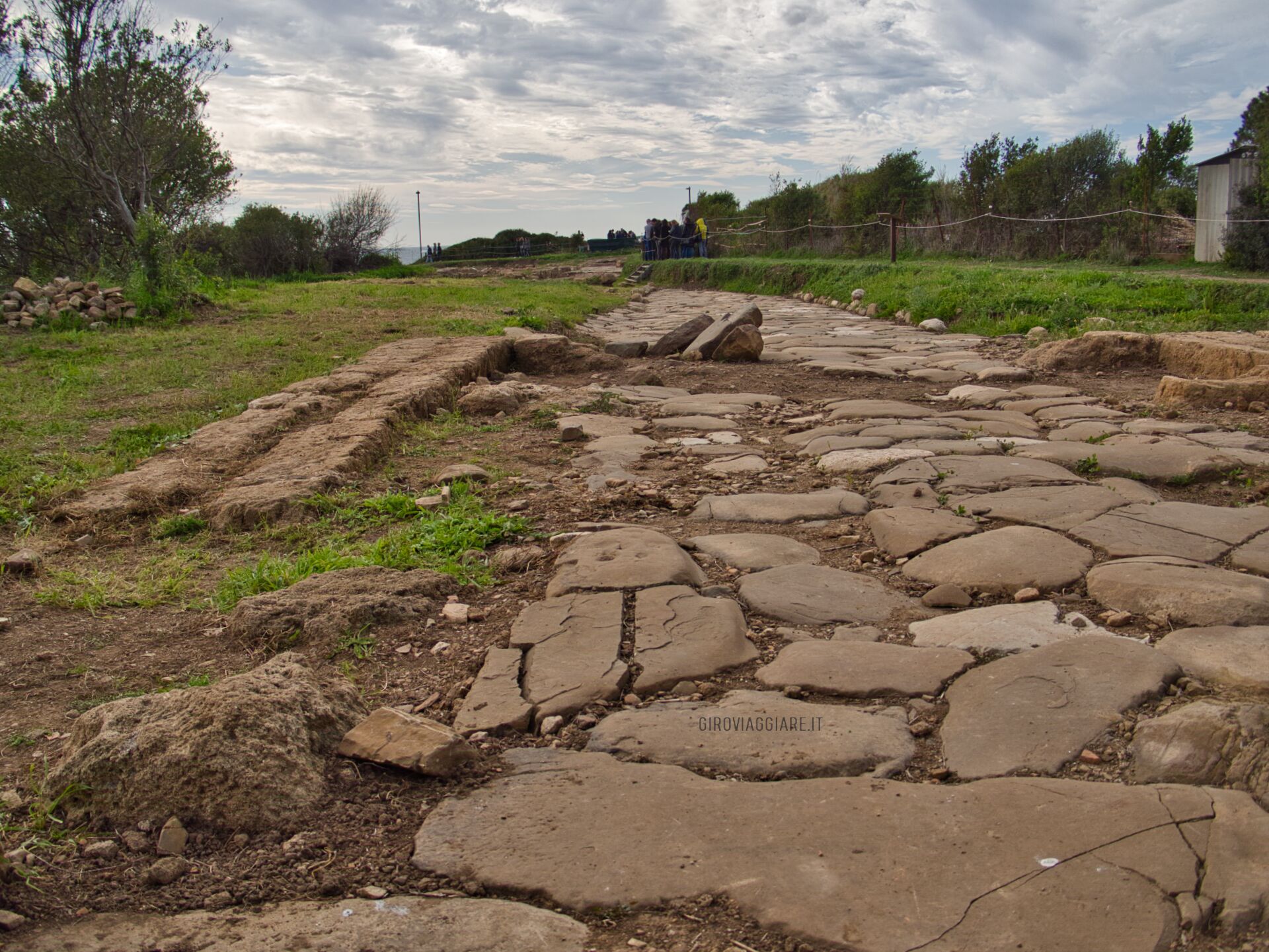Decumano di Castrum Novum Decumano di Castrum Novum