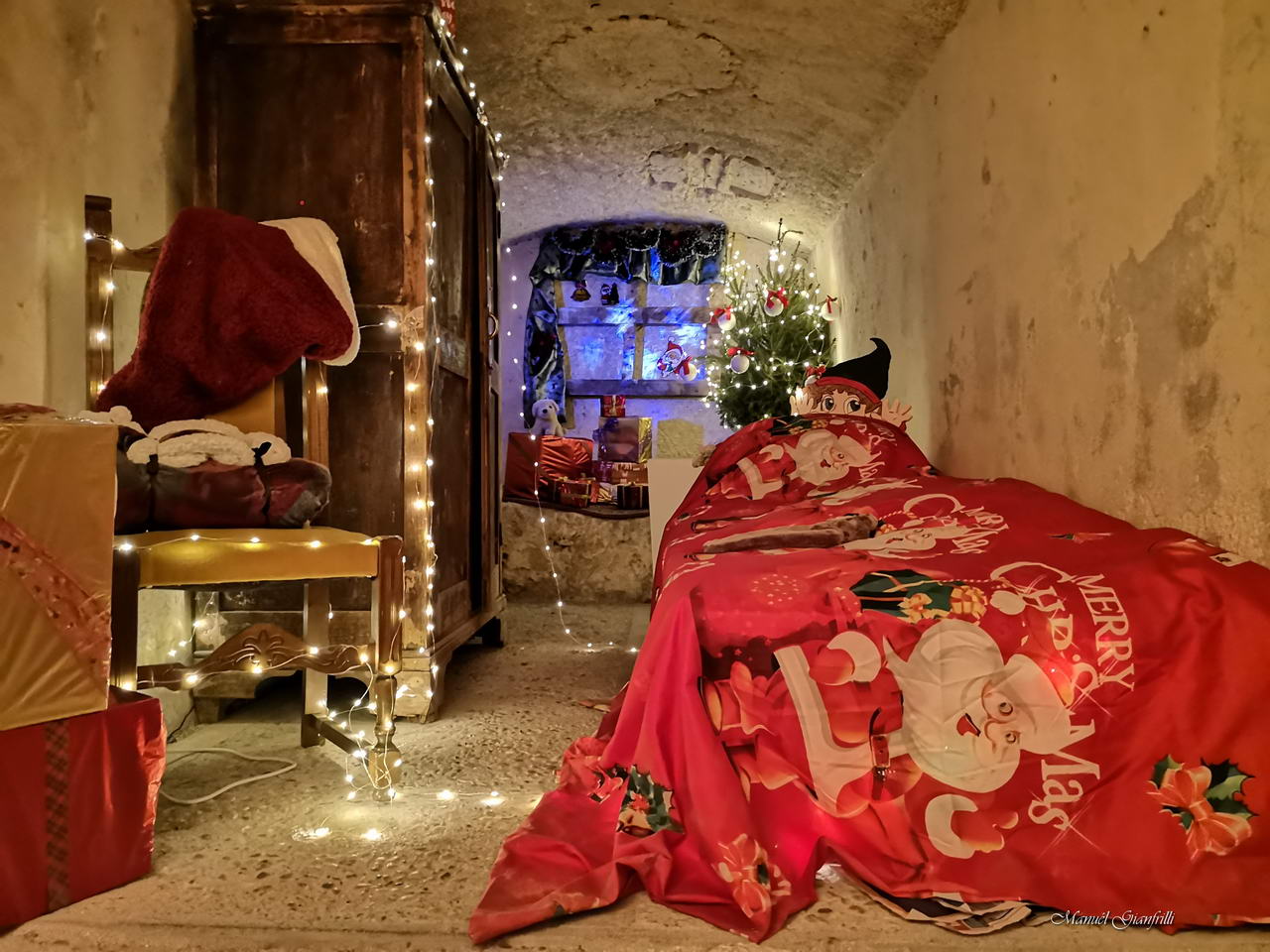 Camera da letto di Babbo Natale Camera da letto di Babbo Natale