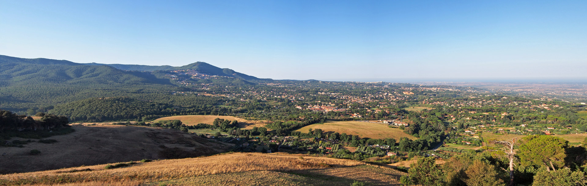 Panorama dal Tuscolo Tuscolo panorama